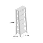 Lionello Ladder Bookcase - Chic Decora