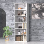 Livingon 71.4″Hx21.8″W 6-Tier Standard Bookcase - Chic Decora