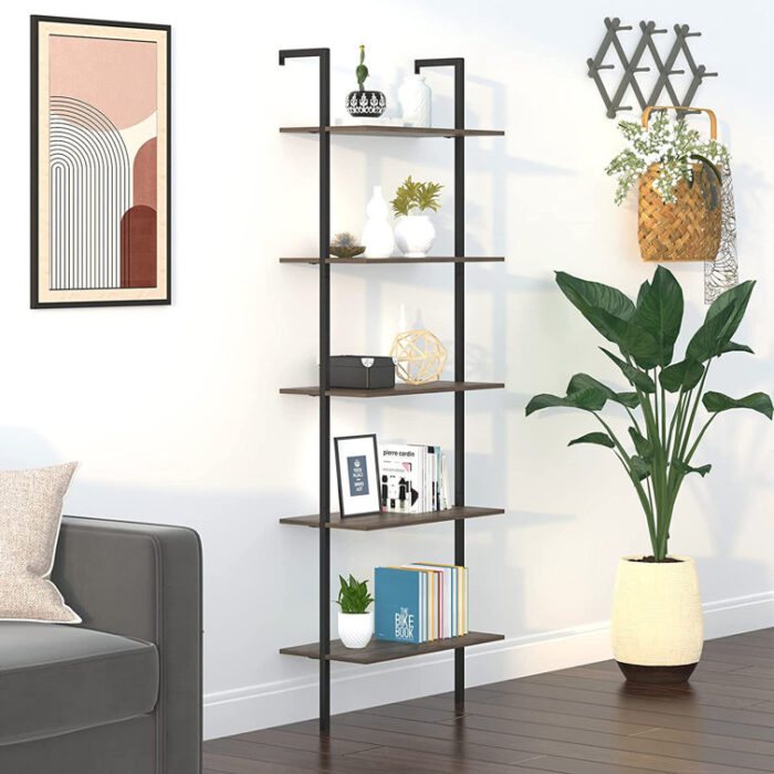 Loscoe Ladder Bookcase - Chic Decora