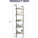 Loscoe Ladder Bookcase - Chic Decora