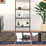 Loscoe Ladder Bookcase - Chic Decora