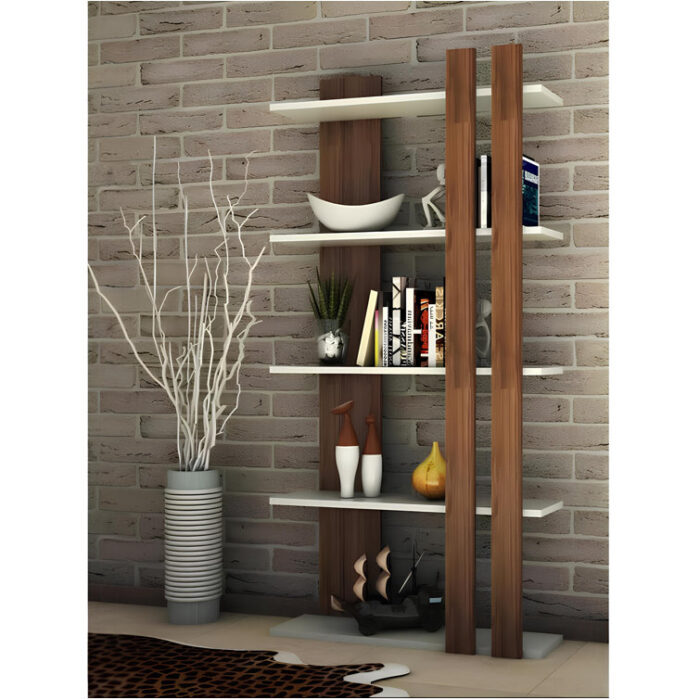 Louisville Bookcase, Storage Rack with Open Shelves for Various Spaces | 31.5″W – 63″H Display - Chic Decora