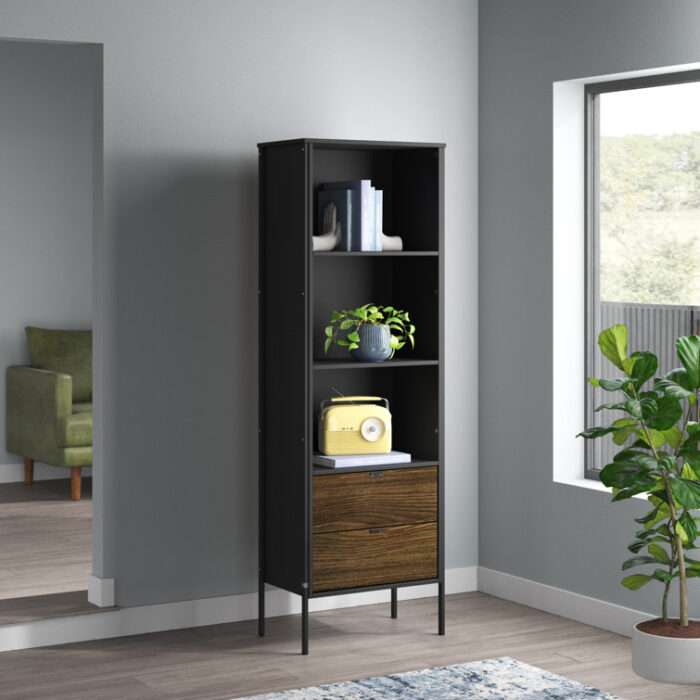 Luken Storage Bookcase - Chic Decora