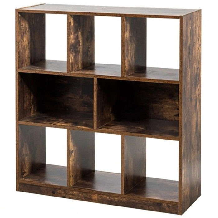 Macedonia Geometric Bookcase - Chic Decora