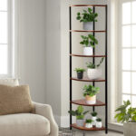 Madelena Corner Bookcase - Chic Decora