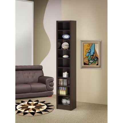 Madera 70.75″ H x 13″ W Standard Bookcase - Chic Decora