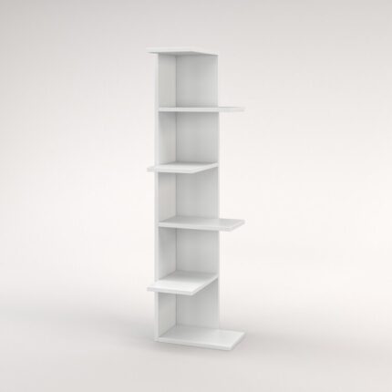 Maegan Corner Bookcase - Chic Decora