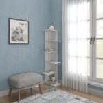 Maegan Corner Bookcase - Chic Decora