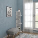 Maegan Corner Bookcase - Chic Decora