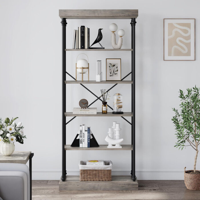 Mahpee Bookcase - Chic Decora