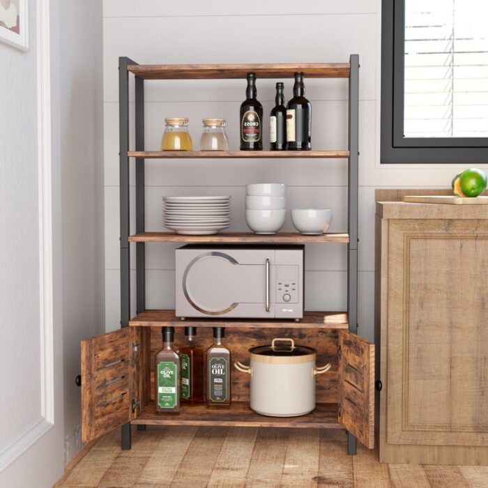 Marcellene Etagere Storage Bookcase - Chic Decora