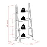 Maryana Ladder Bookcase - Chic Decora