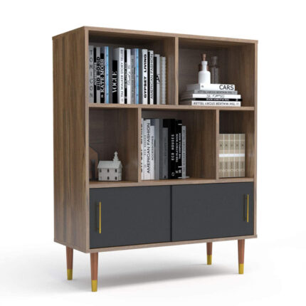 Caedence Storage Bookcase - Chic Decora