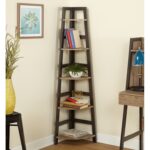 Mcmath Corner Bookcase - Chic Decora