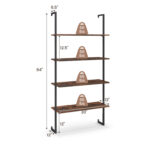 Mease Ladder Bookcase - Chic Decora