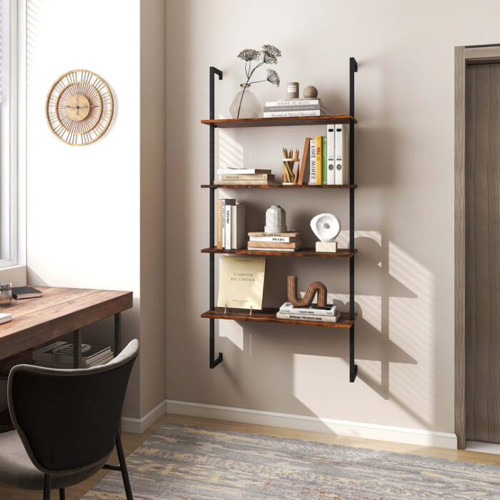 Mease Ladder Bookcase - Chic Decora