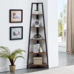 Mel Corner Bookcase - Chic Decora