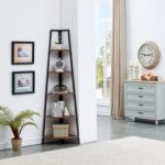 Mel Corner Bookcase - Chic Decora