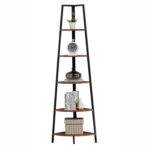 Mel Corner Bookcase - Chic Decora