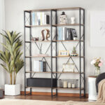 Meriel Etagere Bookcase - Chic Decora