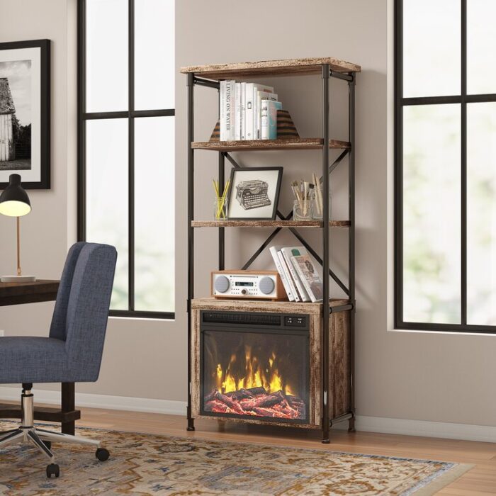 Millen Etagere Bookcase - Chic Decora