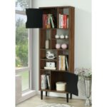 Minot Geometric Storage Bookcase - Chic Decora