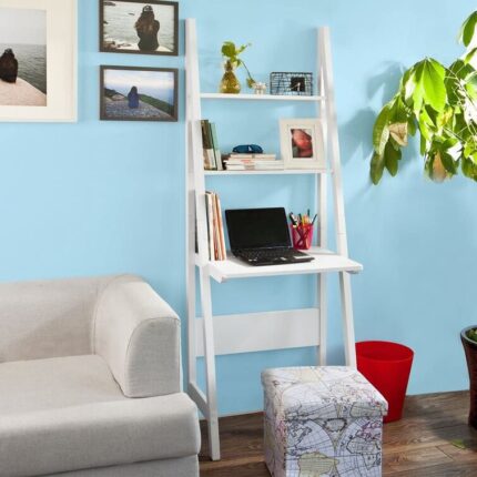 Pimental Corner Bookcase - Chic Decora