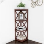 Monarrez Corner Bookcase - Chic Decora