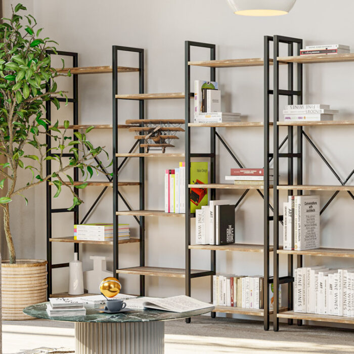 Morgan-Stuart Etagere Bookcase - Chic Decora