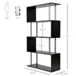 Mosses Geometric Bookcase - Chic Decora