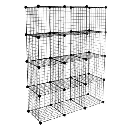 Mount-It! Wire Cube Storage Organizer – 12 Cubes - Chic Decora