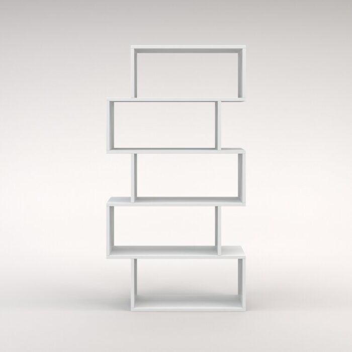 Musser Geometric Bookcase - Chic Decora