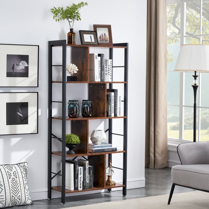 Naema Etagere Bookcase - Chic Decora