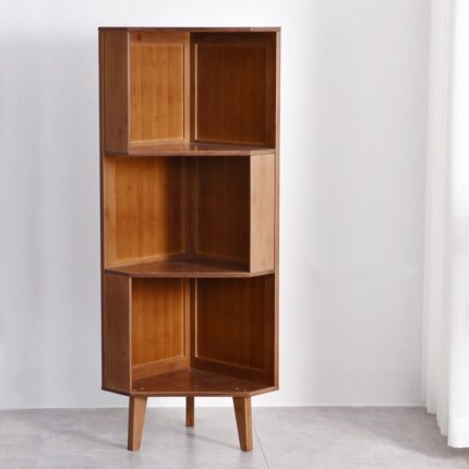 Nerbonne Corner Bookcase - Chic Decora