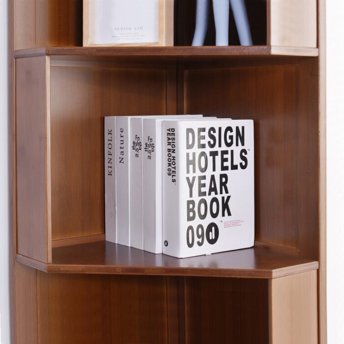 Nerbonne Corner Bookcase - Chic Decora