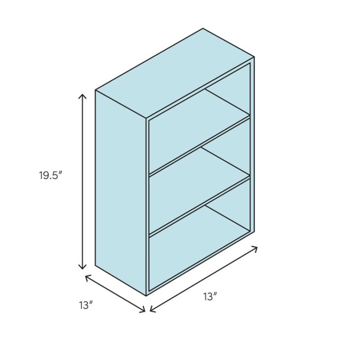 Niche Cubo Storage Organizer Open Bookshelf Set- Half Size Cubes - Chic Decora