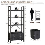 Nickalous Etagere Storage Bookcase - Chic Decora