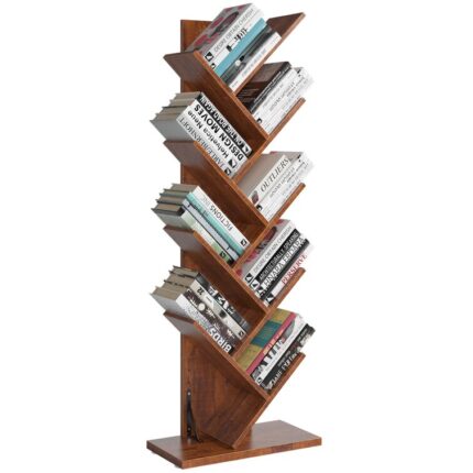 Haseltine Corner Bookcase - Chic Decora