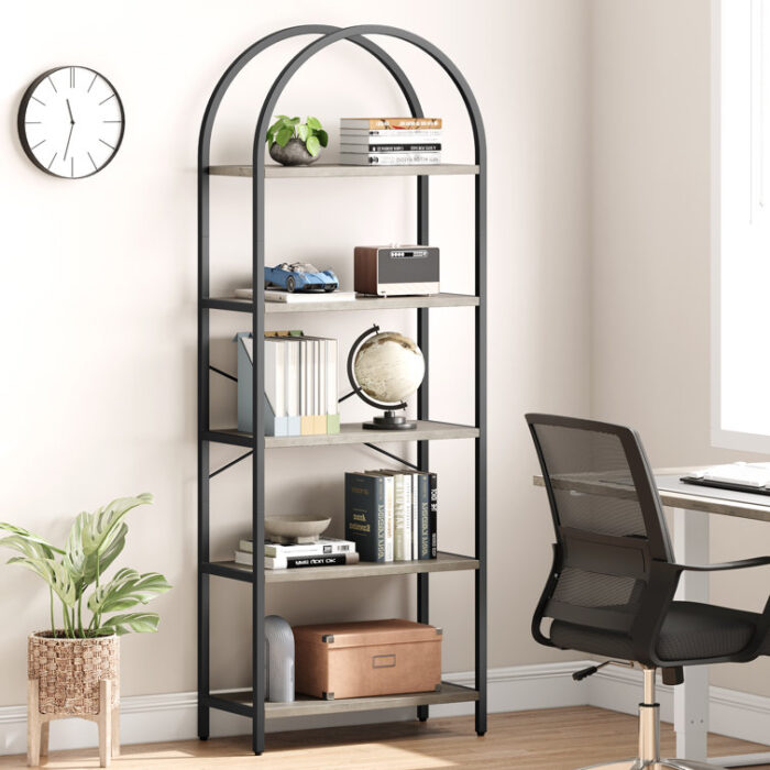 Nora Etagere Bookcase - Chic Decora