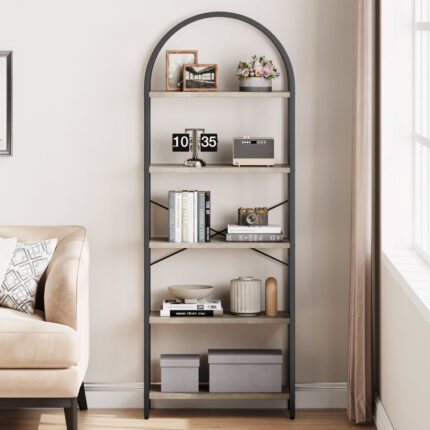 Andella Geometric Bookcase - Chic Decora