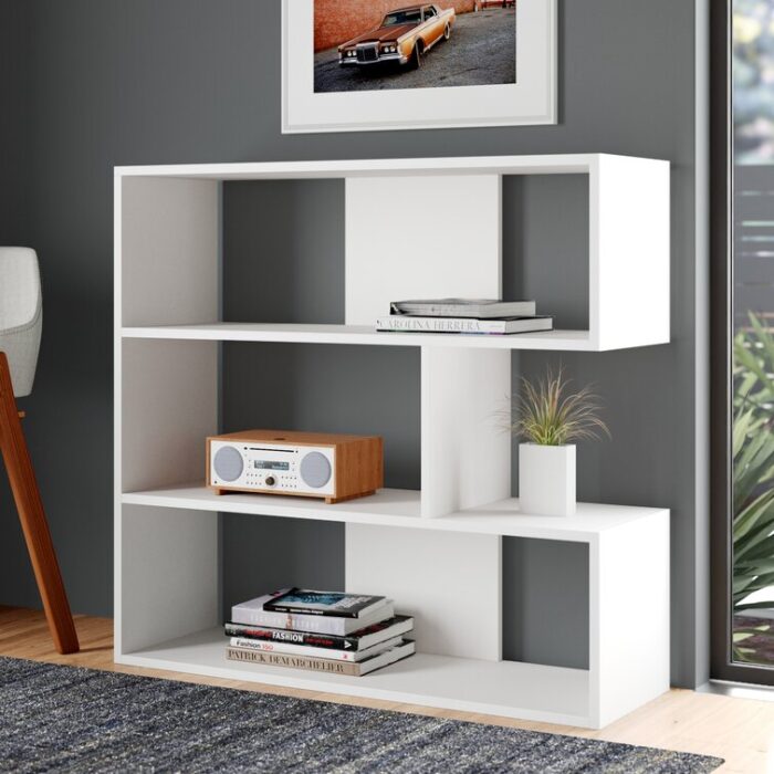 Nyyear Geometric Bookcase - Chic Decora