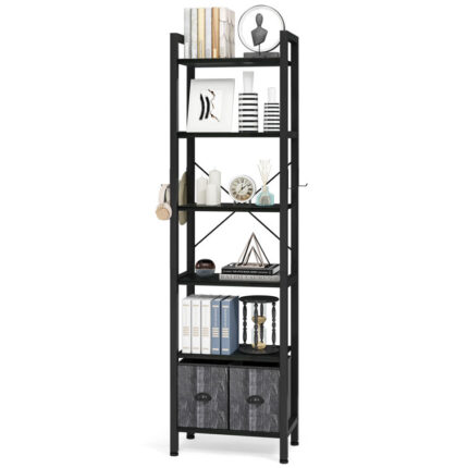 Okairy Etagere Storage Bookcase - Chic Decora