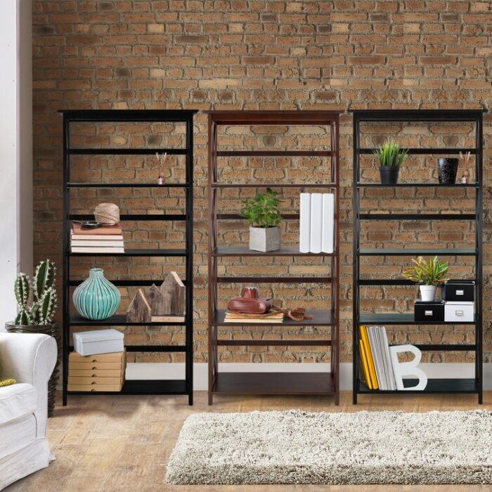 Oktay Etagere Bookcase - Chic Decora