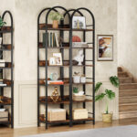 Pegeia Corner Bookcase - Chic Decora