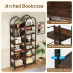 Pegeia Corner Bookcase - Chic Decora