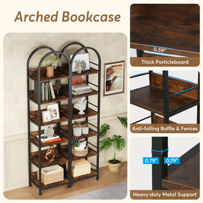 Pegeia Corner Bookcase - Chic Decora