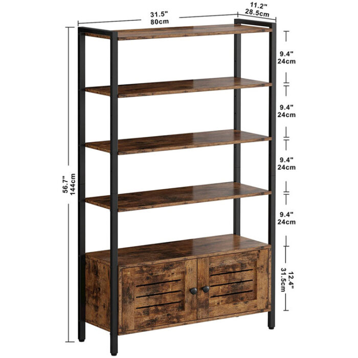 Petutsky Etagere Storage Bookcase - Chic Decora