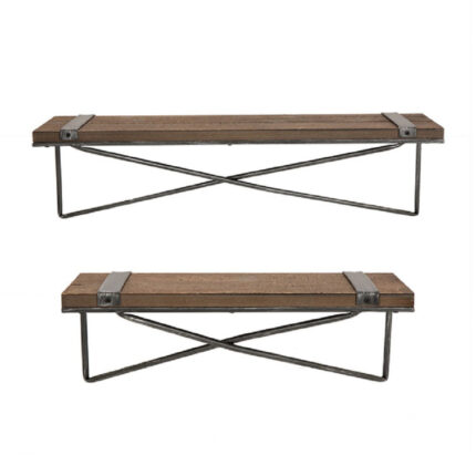 Pieper 2 Piece Bracket Shelf - Chic Decora