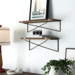 Pieper 2 Piece Bracket Shelf - Chic Decora