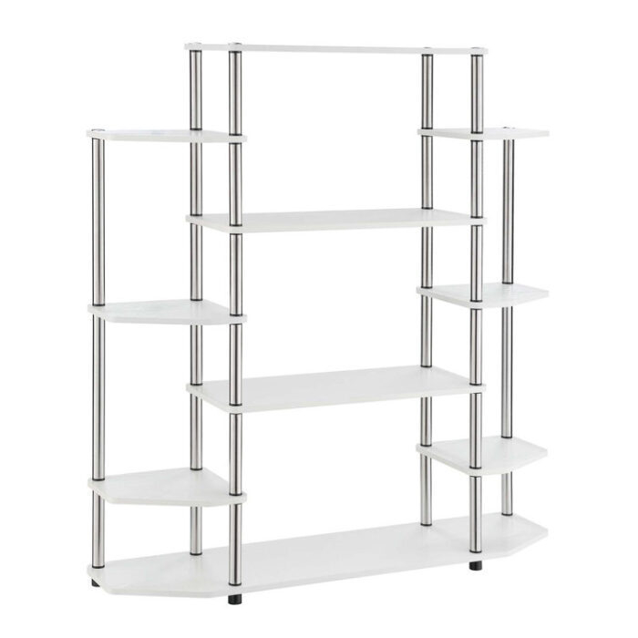 Pipkin 52.5” H x 47.25” W Etagere Bookcase - Chic Decora